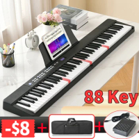 Musical Keyboard Folding Piano 88 keys Professional Synthesizer Instrument Midi Digital Foldable Electronic Organ for Adult Kid