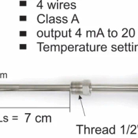Sensor For Air Pt100 Temperature Transmitter 4-20mA