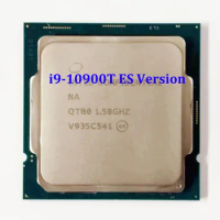 QTB0 For Intel Core i9-10900T ES Version CPU Processor 10-Cores 20-Threads 20MB Cache 35W TDP LGA1200 Step 1 Need to Flash Bios