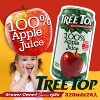 【Tree Top 樹頂】100％純蘋果汁(320ml*24入/箱)