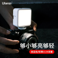 Lampu Isi Mini Mudah Alih, Ulanzi VL49, untuk Penstriman Langsung, Fotografi Telefon Bimbit, Pencaha