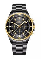 Biden Watch jam tangan BIDEN pria fashion simple bisnis mesh belt chronographcasual jam