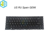 US RU Russian Spanish Keyboard Laptop RGB Backlit Keyboards For MSI GP66 Stealth GS66 Raider GE66 MS-1541 MS-1542 MS-16V1 Buckle