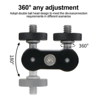 Universal Adjustment Magic Arm Pea-Clip Aluminum Alloy Stand Fill Light Bracket Photography Magic Arm Tripod Accessories
