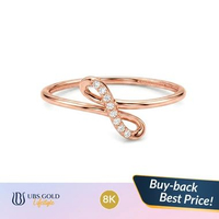 UBS Gold - Cincin Emas - 8k - Model Infinity - Cc17905k 16 Rose Gold