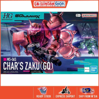 HG 1/144 Char's Zaku GQuuuuuuX (GQ) Gundam Gundam Model Kit for Boys