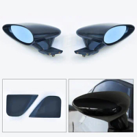 2pcs Spoon Style Car Side Mirror Gloss Black ABS Rear View Side Mirror For Toyota Tiger