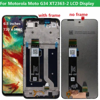 6.5 inches original for Motorola Moto G34 lcd display with touch screen digitizer Assembly for moto G34 XT2363-2 LCD Display