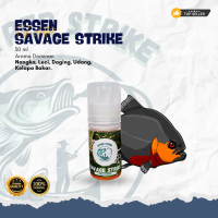 Savage Strike Essen Spesial Bawal 30ml - Aroma Dominan Nangka Leci Daging Udang Kelapa Bakar - Perfo
