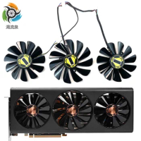 New 3pcs/lot 4Pin RX 5600XT Cooling Fan For XFX Radeon RX 5600 XT THICC III PRO Graphic Cards Cooler Fan