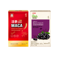 【正官庄】活蔘28D馬卡飲 10包+高麗蔘野櫻莓飲 10包(高麗蔘溫和補元氣)