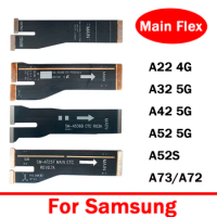 50Pcs，Mainboard Flex Cable For Samsung A52 5G A73 A22 4G A32 5G A52 5G A53 A33 MotherBoard Connector LCD Display Main Board Flex