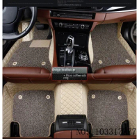 Customized double layer car floor mat carpet suitable for Volkswagen Vw Phaeton 2007-2016 Jetta interior accessories
