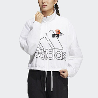 Adidas BRD WV JKT AGU HM5289 女 短版 外套 運動 休閒 訓練 亞洲版 立領 穿搭 白黑