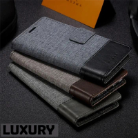 Cloth Fabric Leather Case For Samsung Galaxy A54 A52 A53 A34 A14 A33 A13 A23 A71 A51 M22 M32 M31 M31S M51 M21 Flip Case Cover