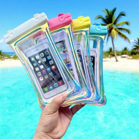 Waterproof Phone Pouch – Touchscreen-Friendly Transparent Dry Bag for Swimming, Hot Springs & Diving