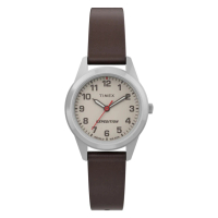 【TIMEX】天美時 遠征系列 26 毫米皮革手錶 米x棕 TXTW4B25600