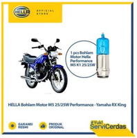 Bohlam Motor Hella Yamaha RX King M5 12V 25/25W P15d-25-1 4500K Performance - Lampu Motor