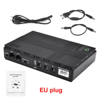 Mini Portable UPS Router 5V 9V 12V Uninterruptible Power Supply for WiFi, Router Large Capacity Backup Power Adapter Ups Backup