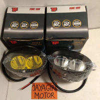 Grosir TF33-4 FogLamp Lampu Sorot Tembak Putih Kuning 20W Depan Head Kabut Fog Lamp Flashlight Motor