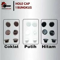1 BUNGKUS Hole Cap Plug Tutup Skrup Sekrup Plastik Lubang Pintu Kusen Aluminium 1 BUNGKUS (1000PCS)