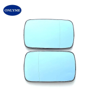 กระจกมองข้างมุมกว้างสีน้ำเงินสำหรับรถยนต์ BMW 3 E36 (1990-1998) / 5 E34 (1988-1995) / 5 E39 (1996-19