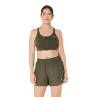 Asics Women Road Combination Zip Bra -2012D369.300 70B Dark Olive