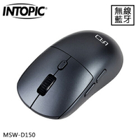 INTOPIC 廣鼎 靜音無線雙模滑鼠 (MSW-D150)原價420(省71)