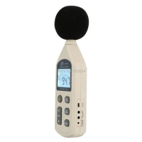 BENETECH Digital Sound Level Meter USB Noise Tester Meter GM1356 30-130DB A/C FAST/SLOW DB+ Software With Carry Box