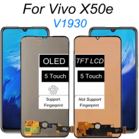 6.44'' OLED For Vivo X50e LCD Display Touch Screen Digitizer Assembly Replacement For VIVO X50 e V1930 LCD Display