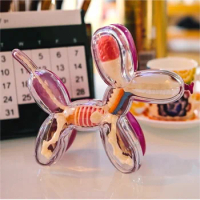 10 Parts 4D Blue Peach Red Color Balloon Dog Transparent Perspective Anatomy Skeleton Bone Puzzle Model Kid Gift