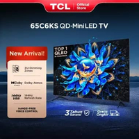 [4K Quantum Dot Mini LED TV] TCL 65 Inch C6KS - 312 Dimming Zone - 144Hz VRR - Dolby Vision & Atmos 