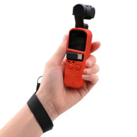 2in1 Silicone Case Neck Body Protection Cover Lanyard Wrist Strap for DJI Osmo Pocket 1 Camera Gimbal Accessories