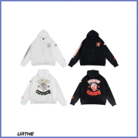 URTHE - เสื้อฮู้ด Oversized แขนยาว ปักลาย รุ่น BROKEN CORAZON HOODIE คําแนะนําการขายที่ร้อนแรงในเดื