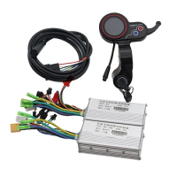 48V 25A Dual Drive Brushless Controller+LCD Display Throttle With Key Accelerator For Electric Scooters And Bicycles