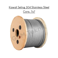 Kawat Seling Stainless 304 2.5MM/ Wire Rope Stainless 304 2.5MM
