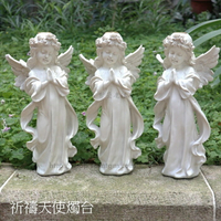 祈禱天使燭臺 *燭台 塔香盤 天使雕像 雕塑 擺飾 居家裝飾*
