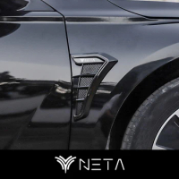 2pcs Carbon Fiber Car Side Fender Exterior Anti-collision Protective Stickers For NETA AYA Nezha NETA V U S X L GT NO1