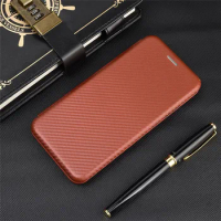 Luxury Carbon Fiber PC Leather Flip Case For OPPO Reno 3 3 Pro 2Z 2F A ACE ACE2 3A Japan Built-In Magnetic Cover