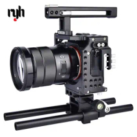 A7 Camera Cage Professional Handle DSLR Rig Video Camera Stabilizer For Sony Alpha A7 A7II A7III A7K A7S2 A7R2 A7R3 A7X CA7