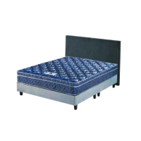 【USLEEP舒背秀】藍絲絨高硬護邊2.4三線獨立筒床墊(6*7尺雙人特大)