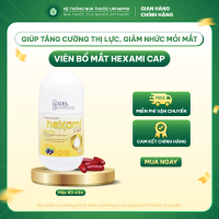 Viên Bổ Mắt Lutein Việt Quất Cải Thiện Thị Lực Bảo Vệ Mắt Trước Ánh Sáng Xanh HEXAMI CAP - Hộp 30 - 