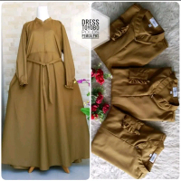 Gamis Pemda Khaki Tua Seragam PNS Dinas
