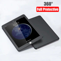 Luxury 360 Full Protection Tablet Case For iPad Mini 4 A1538 A1550 Tempered Glass For Ipad mini 5 2019 Shockproof Funda Cover