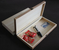 定做復古色實木薄型木盒子木制包裝盒收納盒標本盒茶葉木盒子