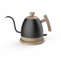 1.0L Stainless Steel fine Mouth temperature control electric Gooseneck Pour-Over pot Pouring Coffee Kettle