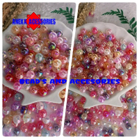 MANIK MANIK CRACK MOTE RETAK BULAT KILAP AB BAHAN MERONCE