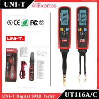 UNI-T UT116A UT116C Digital Tweezers Smart SMD Tester Professional LED Diode Electronic Component Tester Electrical Multimeter