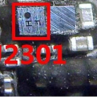 50pcs/lot Original new U2301 for iPhone 6 6plus Camera power supply IC 2.8v tube IC 4 pins