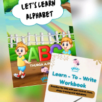 Combo 2 books - Learn To Write and Let's Learn Alphabet